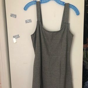 Forever 21 black and white houndstooth print dress